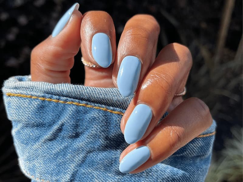 Baby Blue Nails: 20 Designs To Make Your Nails Gorgeous