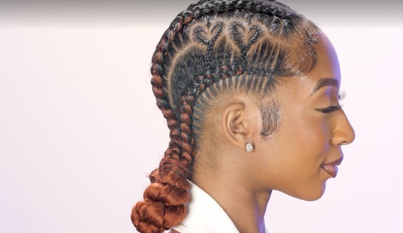 Do Heart-Shaped Cornrows Really Cause Breakage?