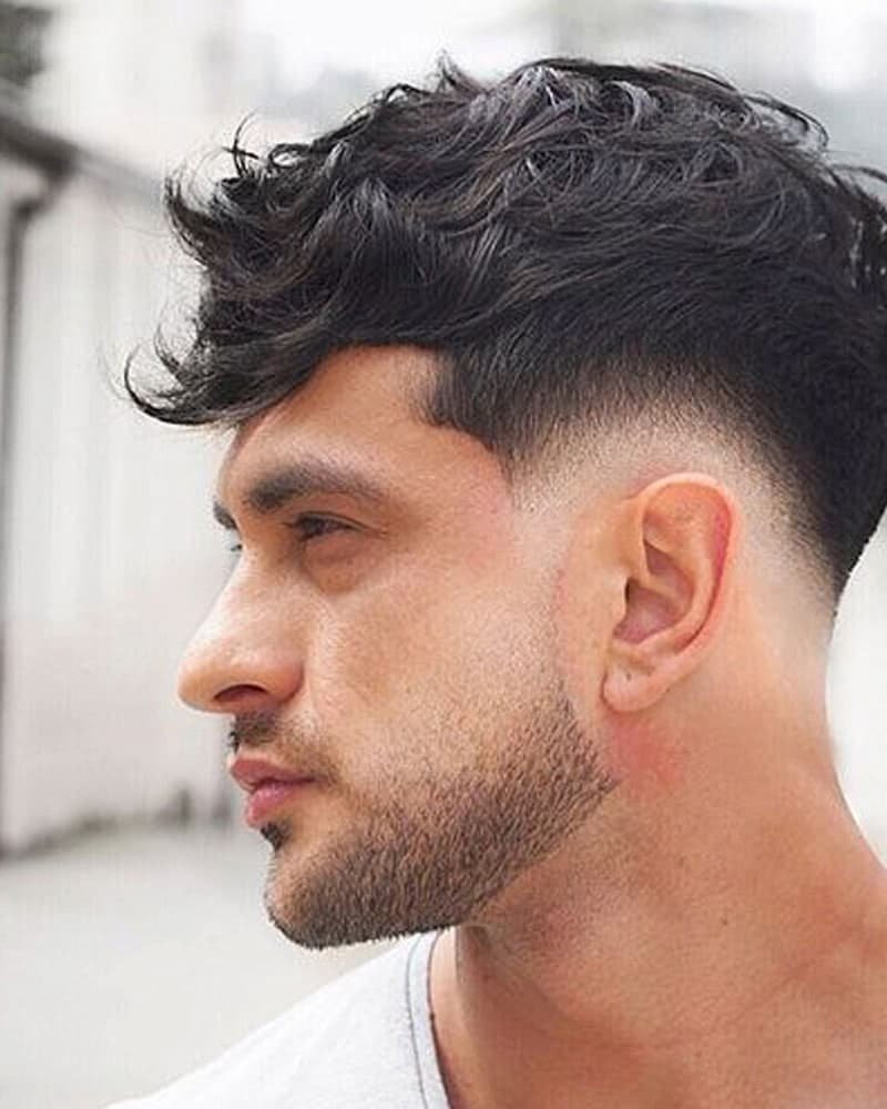 Messy Top Taper Fades: Handsome Drop Fade