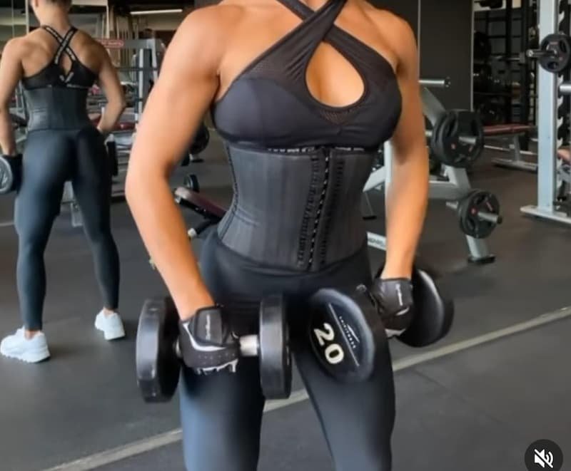 Work Out With Waist Trainer